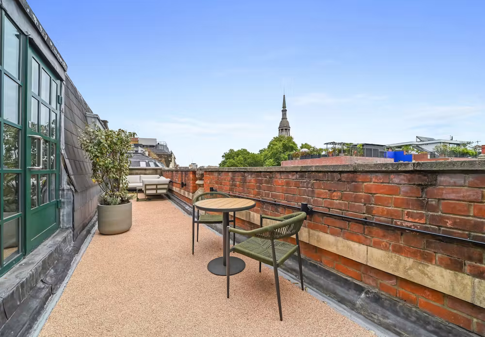 141-143 Shoreditch High Street private roof terrace in London